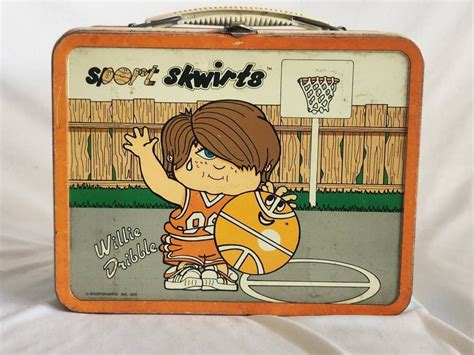 Vintage 1972 Sport Skwirts Metal Lunch Box, Willie 